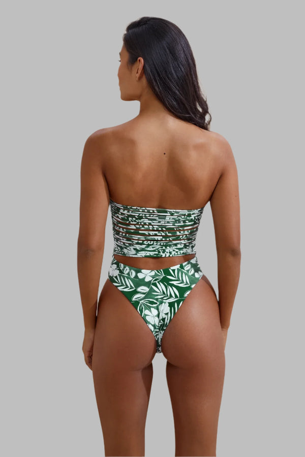 Stone Fox Paola Macrame Tube One Piece in Flora