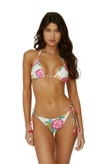 PQ Swim Embroidered Tie Teeny Bottoms in Mita