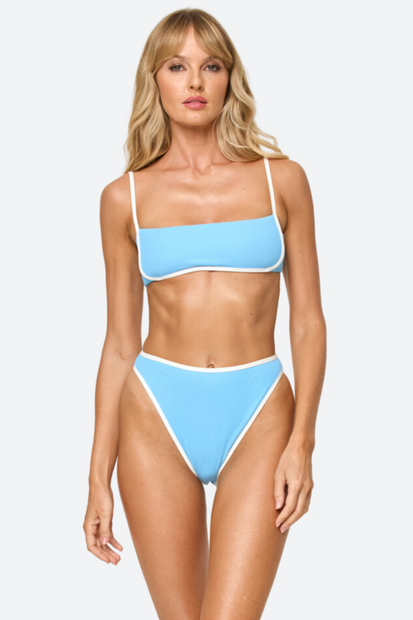 L*Space Hazel Top in Seaspray/Cream