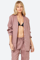 L*Space Rio Tunic in Smoky Quartz