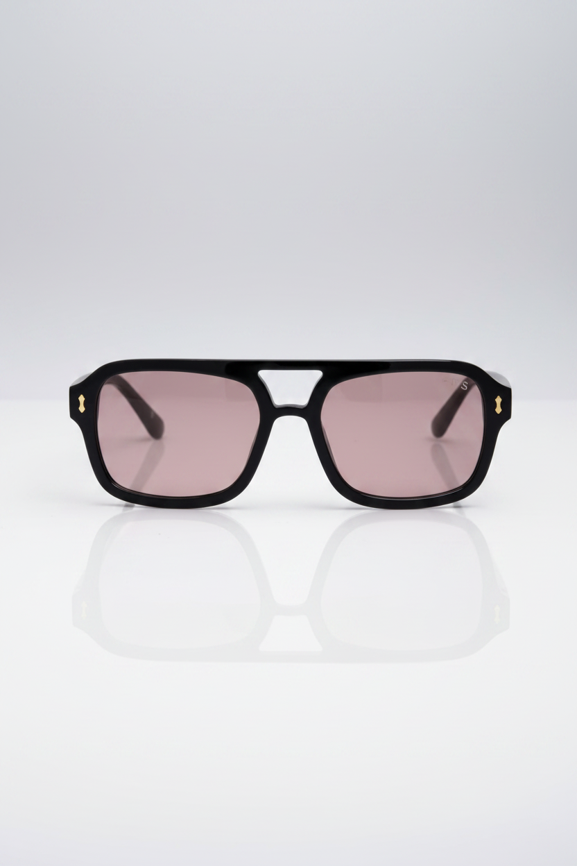 I-SEA Royal in Black / Peach Polarized Lens