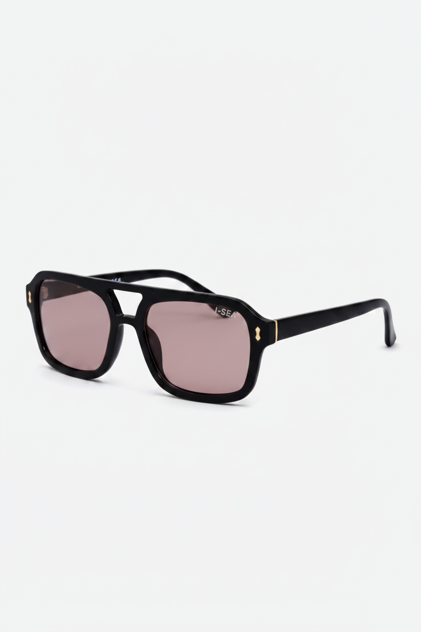 I-SEA Royal in Black / Peach Polarized Lens