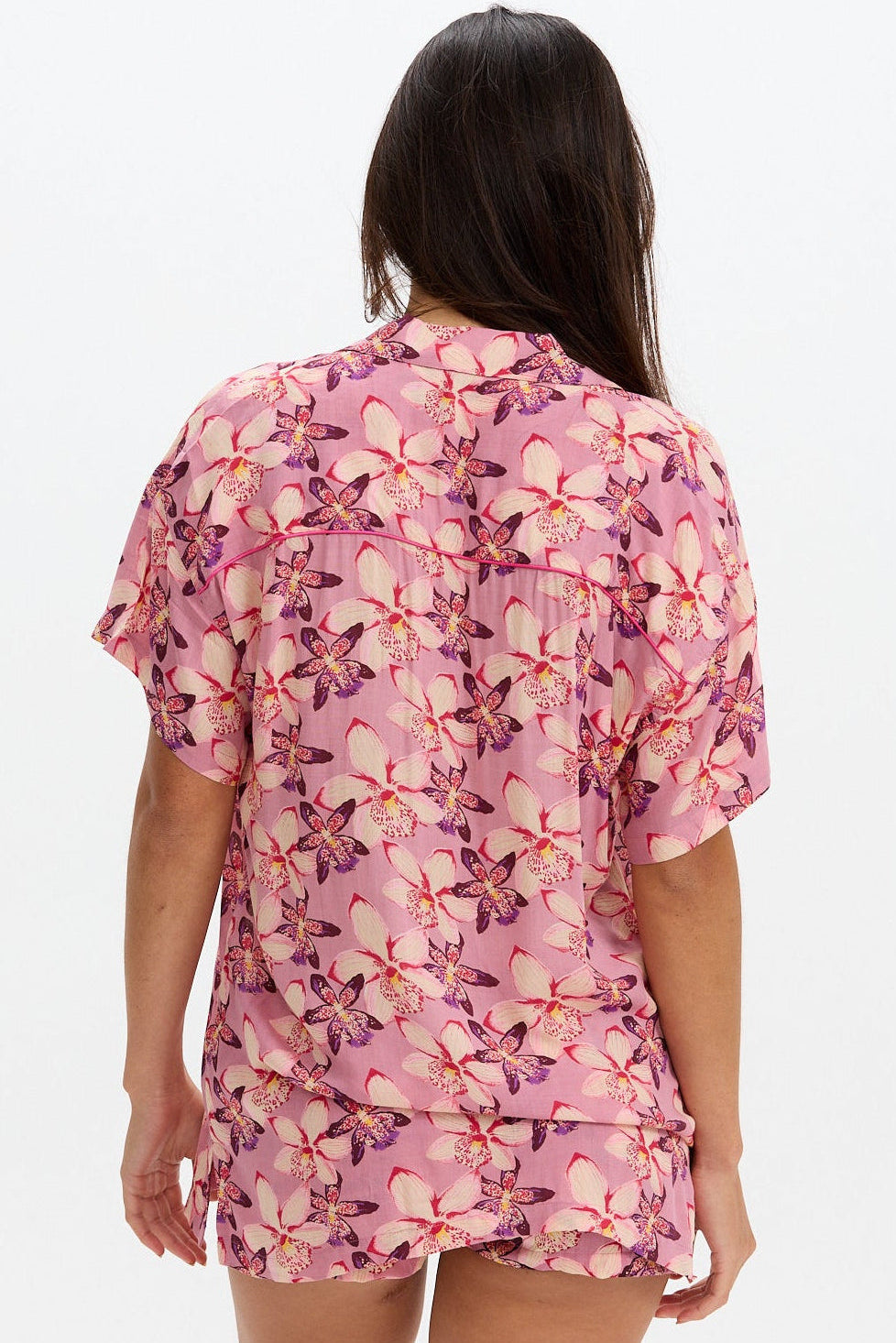 Benoa Swim Aloha Shirt Dress in Bloom, additional view | Bikinibird