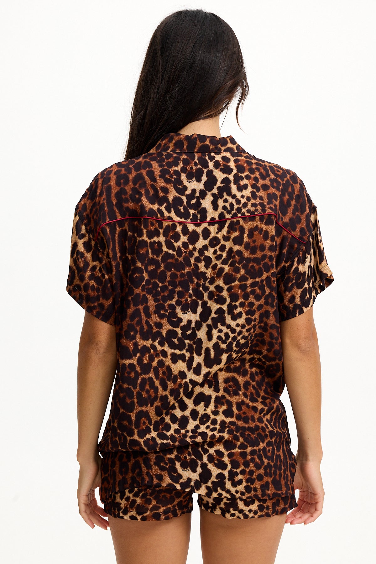 Benoa Swim Aloha Shirt Dress in Sahara