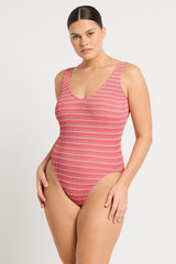 Bound by Bond-Eye Mara One Piece in Watermelon Stripe