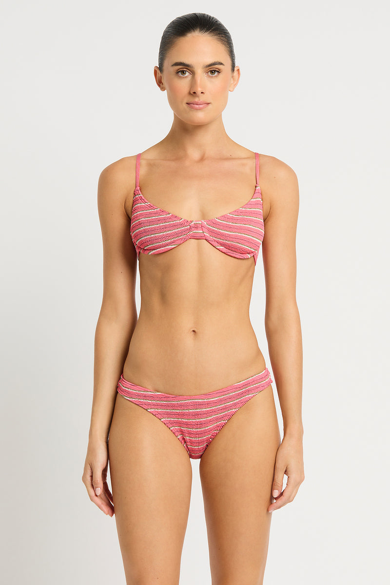 Bound by Bond-Eye Gracie Balconette Top in Watermelon Stripe