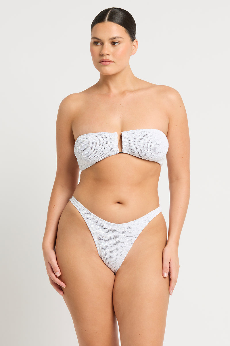 Bound by Bond-Eye Scene Brief in Optic White Leopard