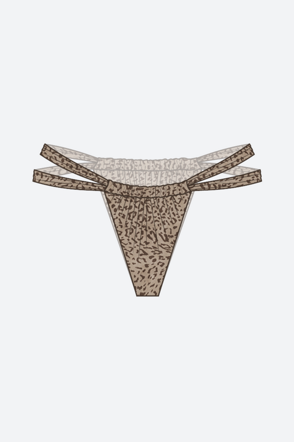 Stone Fox Bijou Tanga Bottom in Zephyr