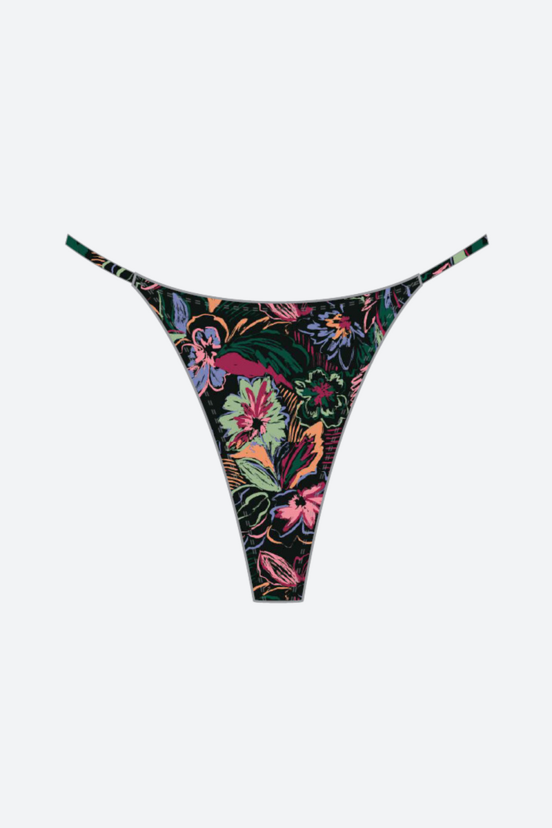 Stone Fox Tyla Skinny Side Bottom in Tropical Sketch