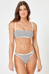 L*Space Suzi Bottom Classic in Sail Along Stripe