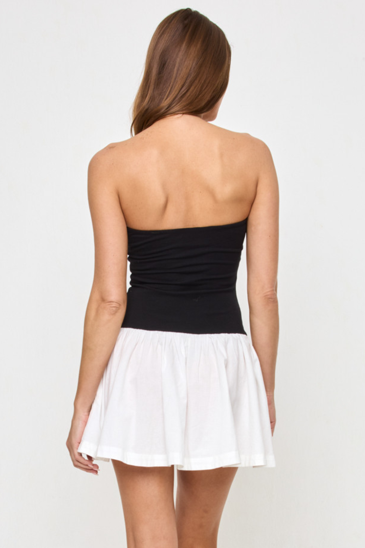L*Space Sienna Mini Dress in Black/Cream
