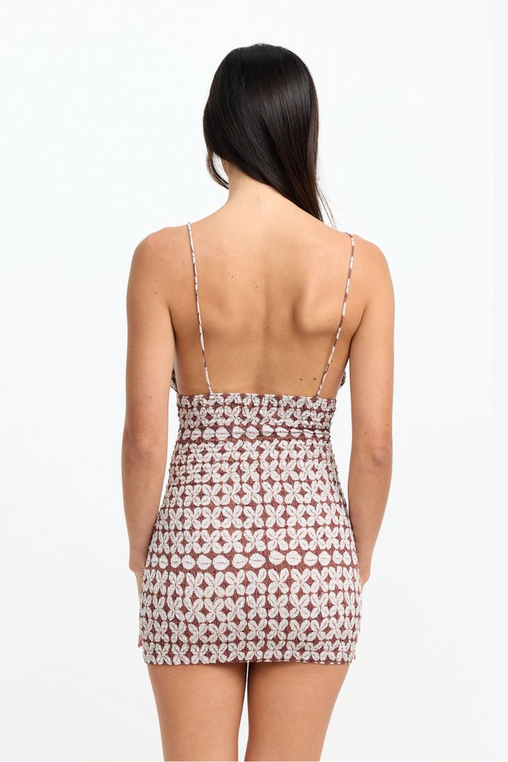 Benoa Swim Mai Tai Mini Dress in Cowrie Basket