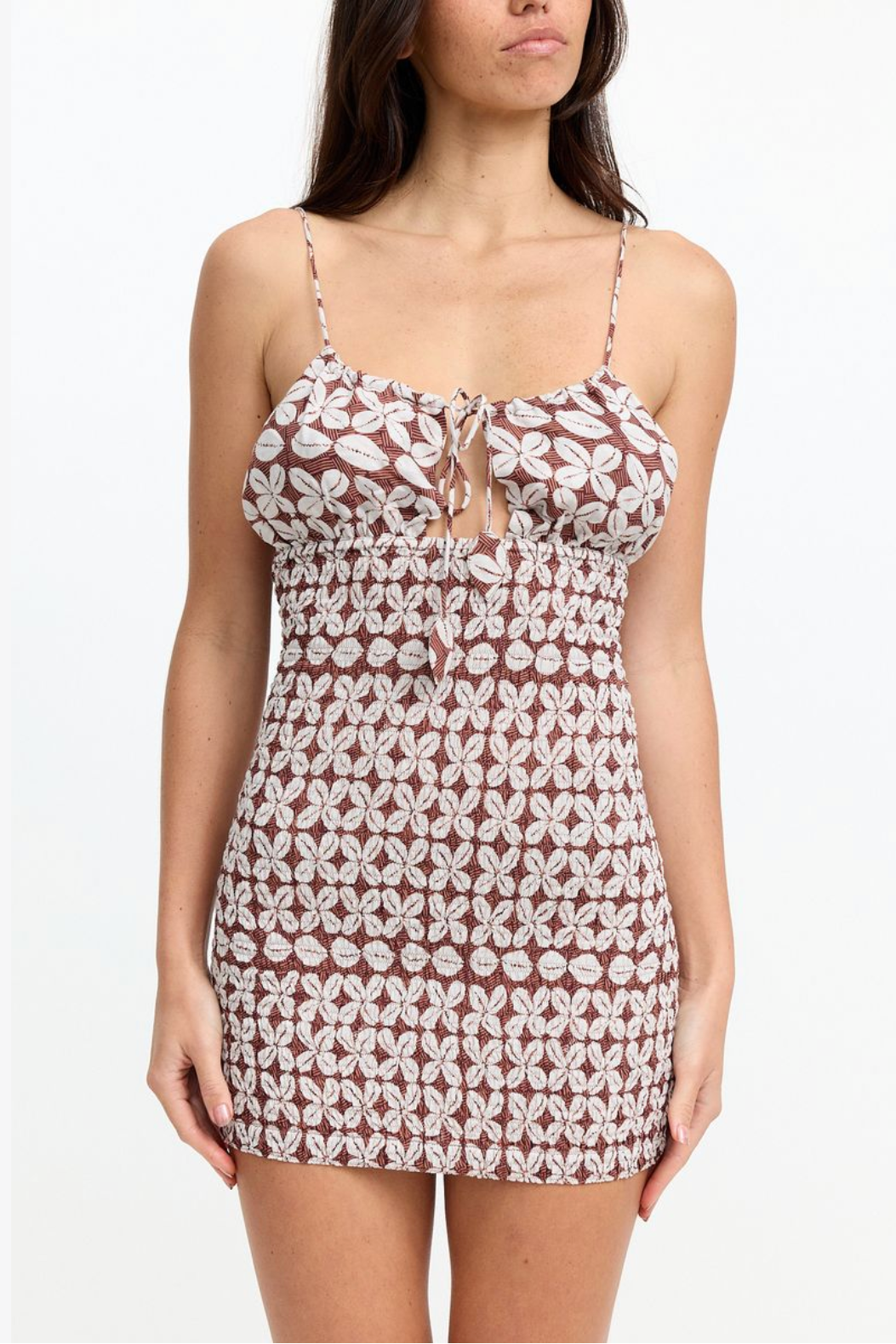 Benoa Swim Mai Tai Mini Dress in Cowrie Basket