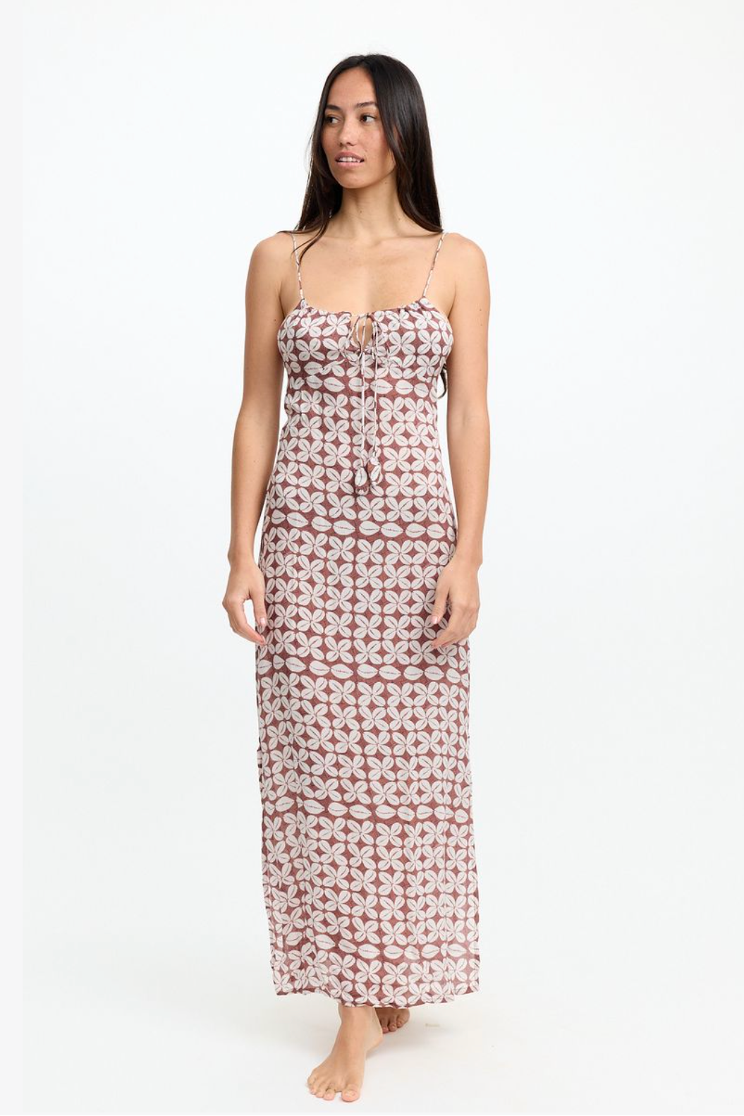 Benoa Swim Leilani Maxi Dress in Cowrie Basket