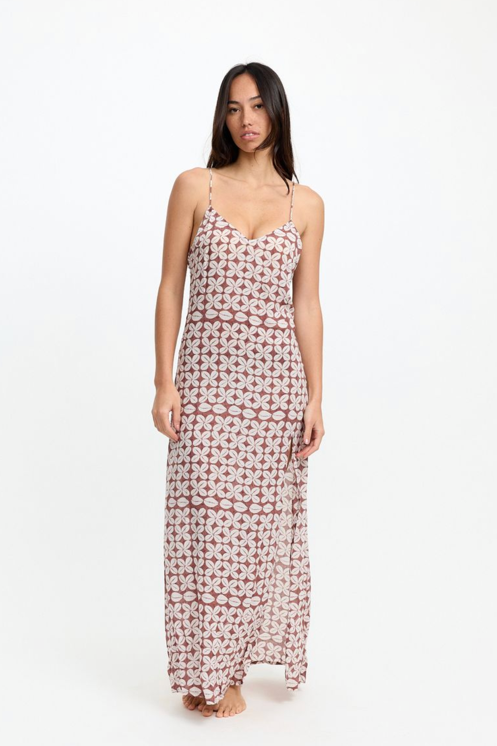 Benoa Swim Kahea Dress in Cowrie Basket