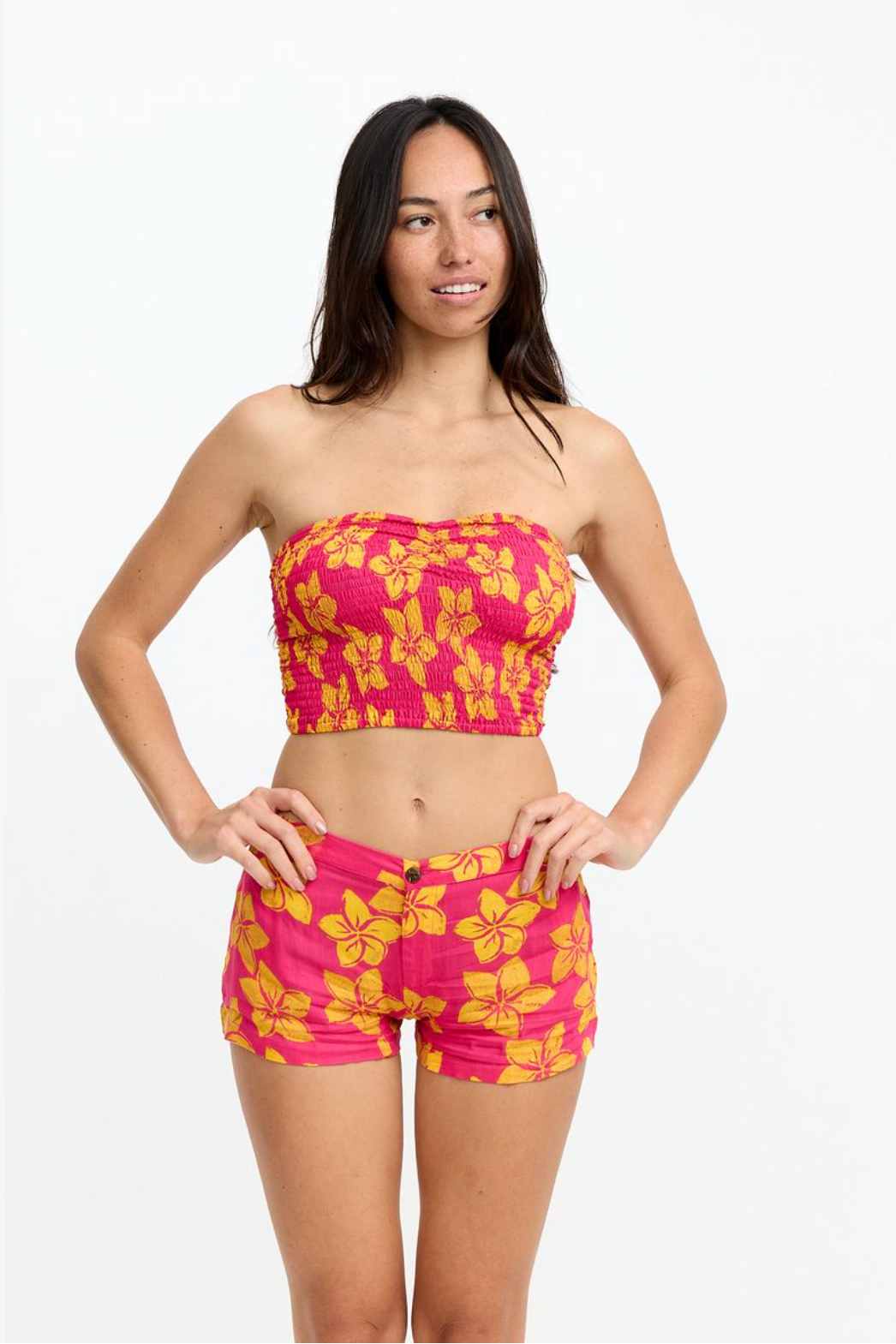 Benoa Swim Namika Tube Top in Spring
