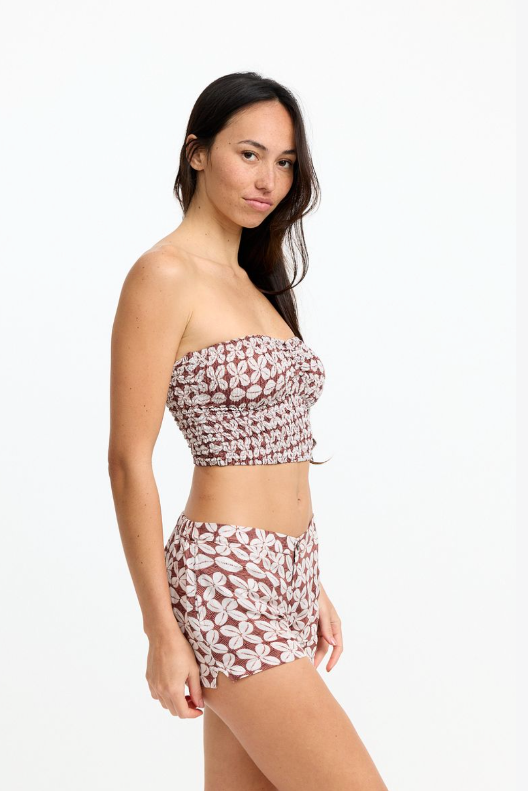 Benoa Swim Namika Tube Top in Cowrie Basket
