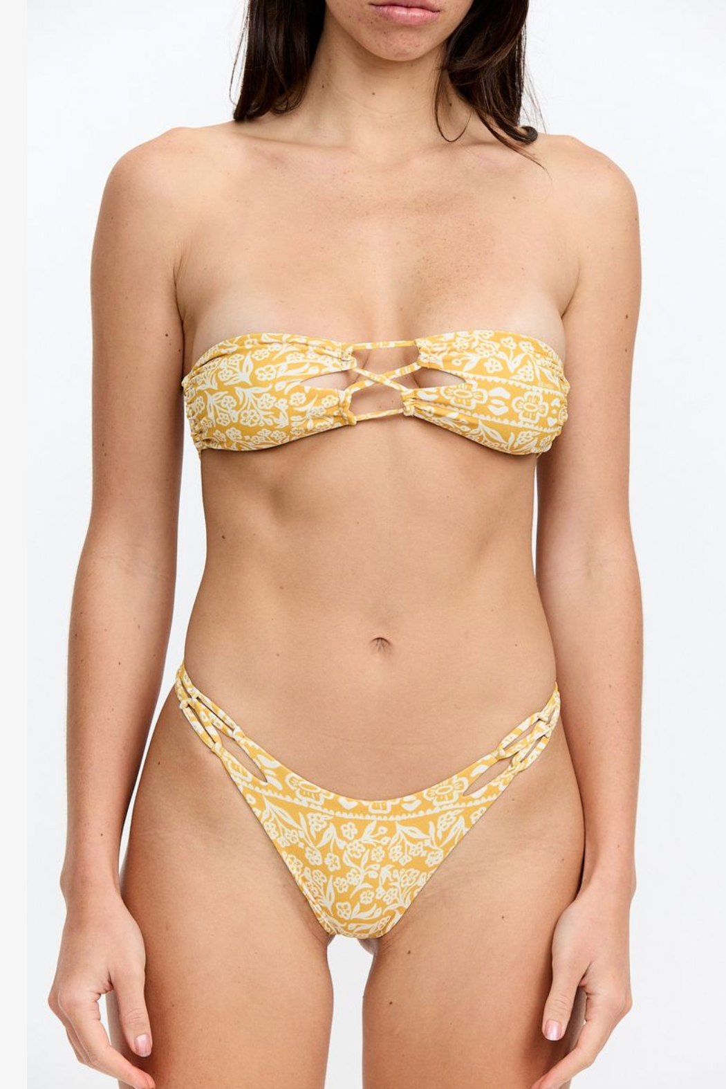 Benoa Swim Amy Top in Goldie