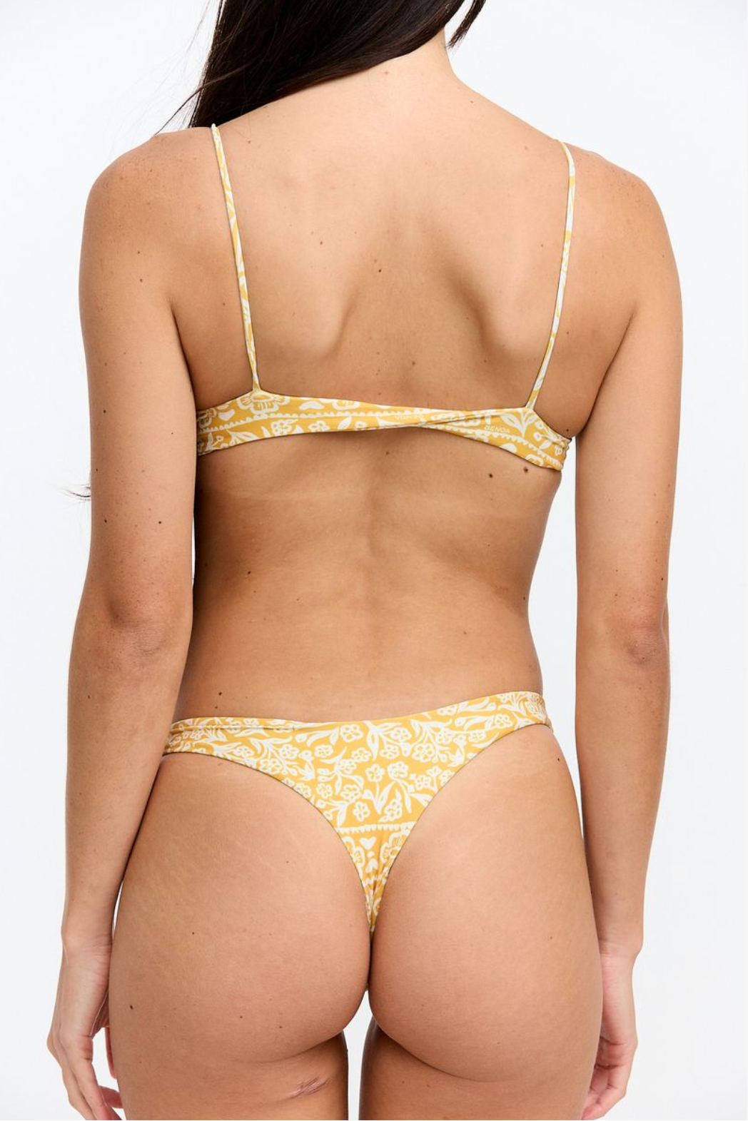 Benoa Swim Flora Bottom in Goldie