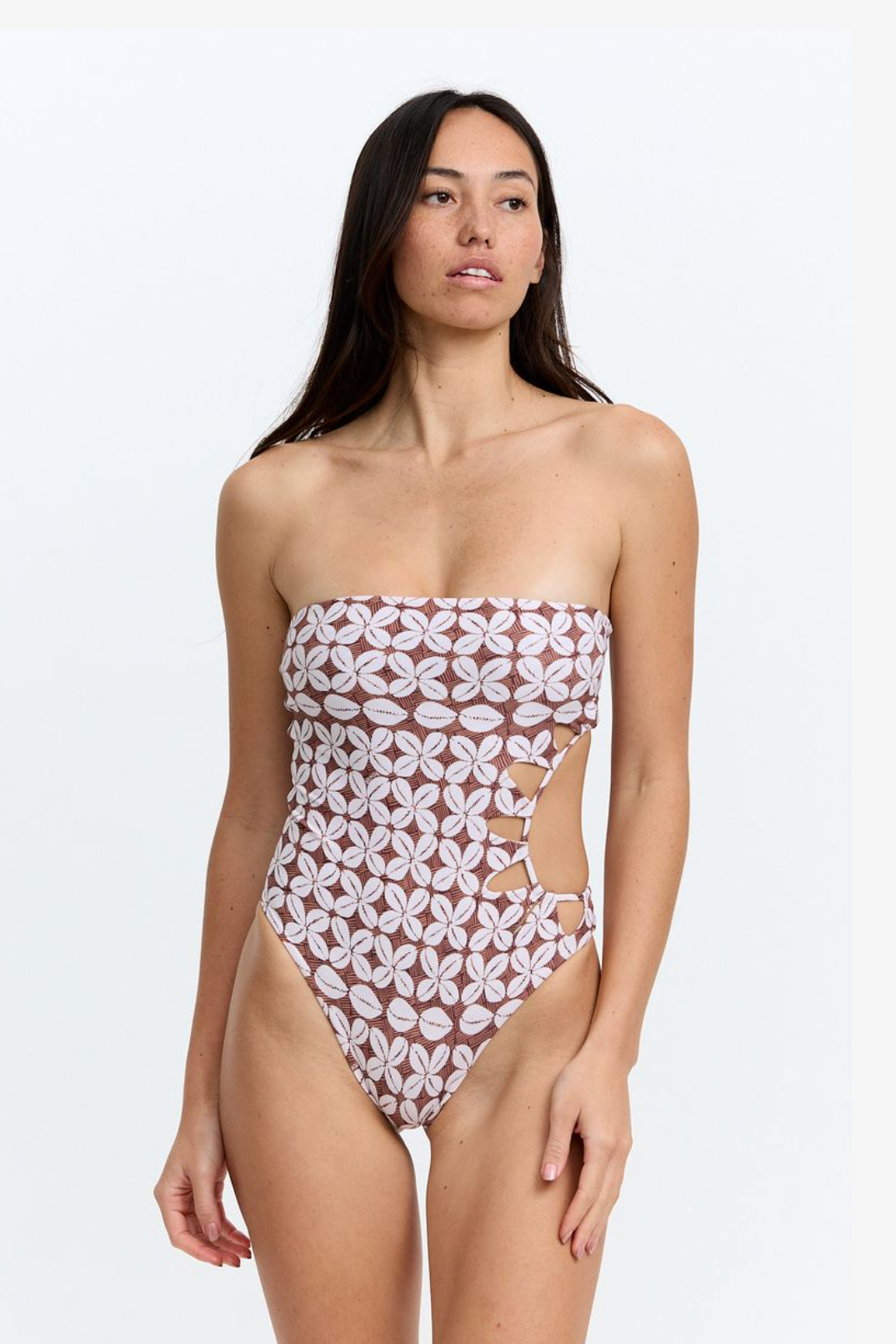 Benoa Swim Sunny One Piece in Cowrie Basket