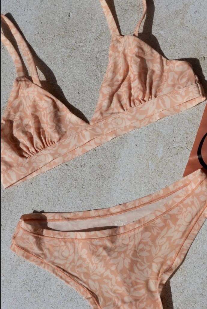 Clétte Benissa Cheeky Brief in Blush Blossom