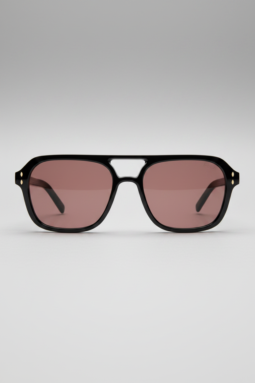 I-SEA Monaco Black/Plum Polarized Lens