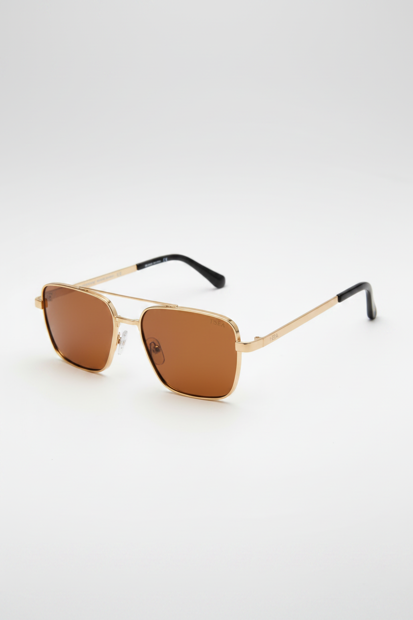I-SEA Brooks in Gold / Brown Polarized Lens