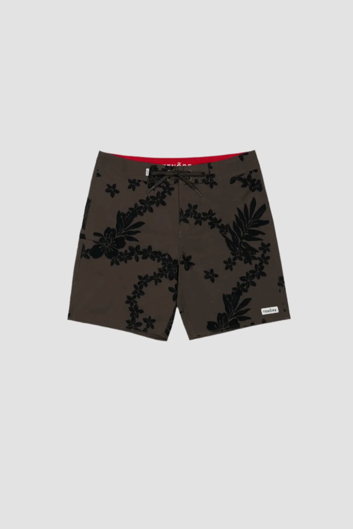 Tenore Print Classic Boardshort 18.5" in Bark