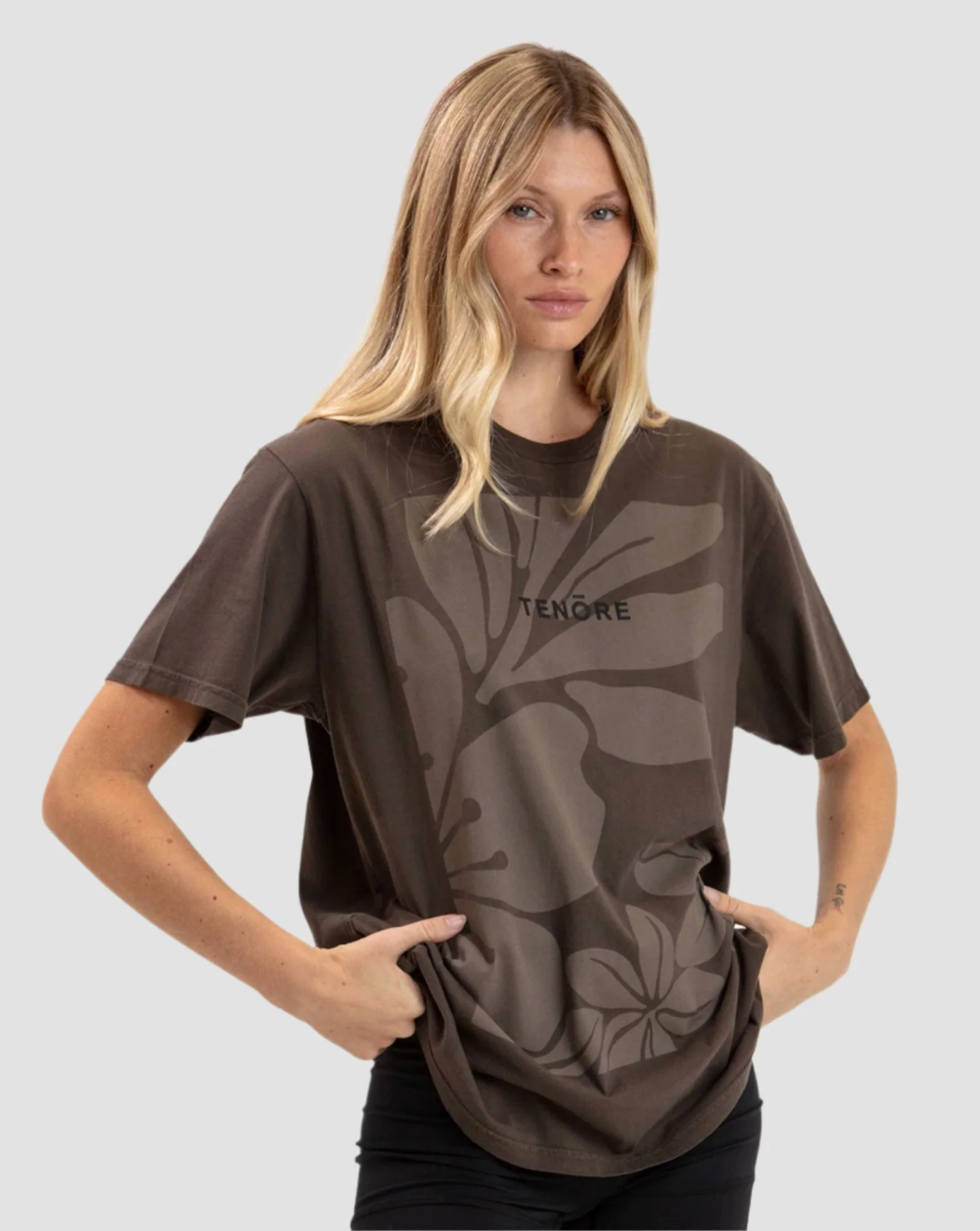 Tenore Aloha Tee in Bark