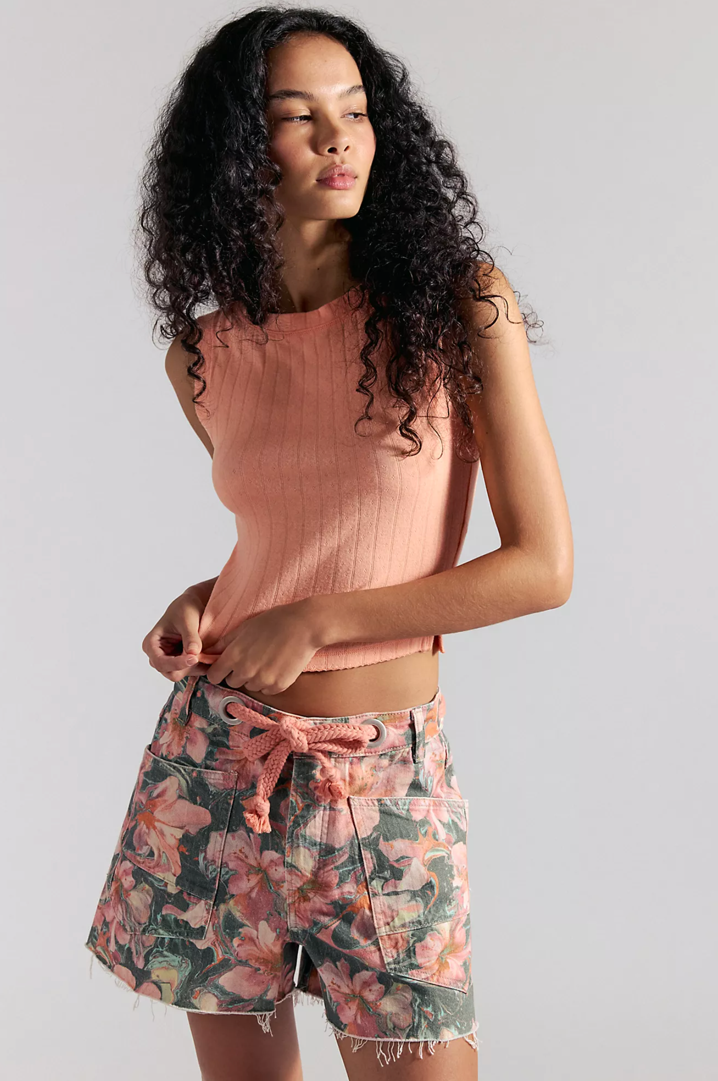 Free People Moxie Printed Shorts