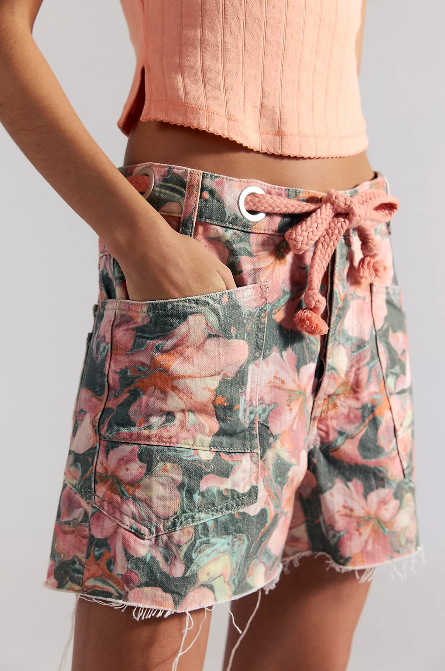 Free People Moxie Printed Shorts
