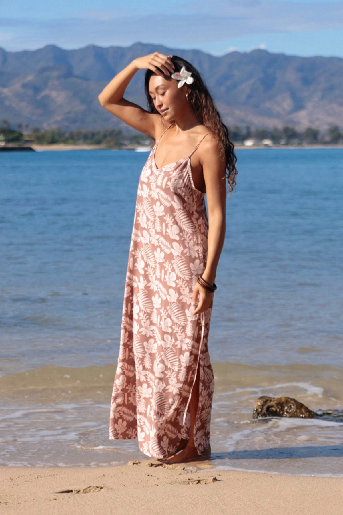 MAI Aria Dress in Clay Petal Oasis