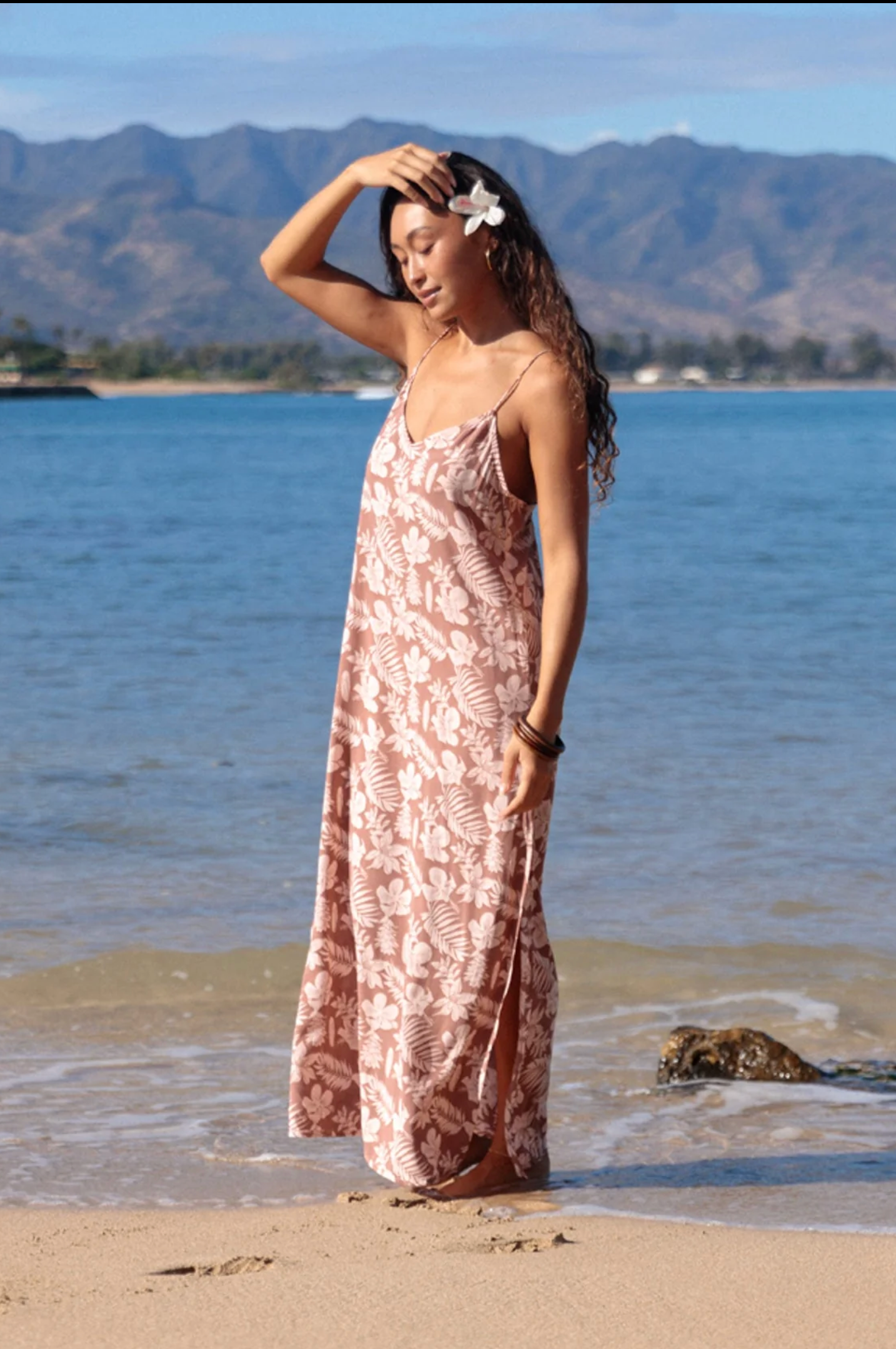 MAI Aria Dress in Clay Petal Oasis