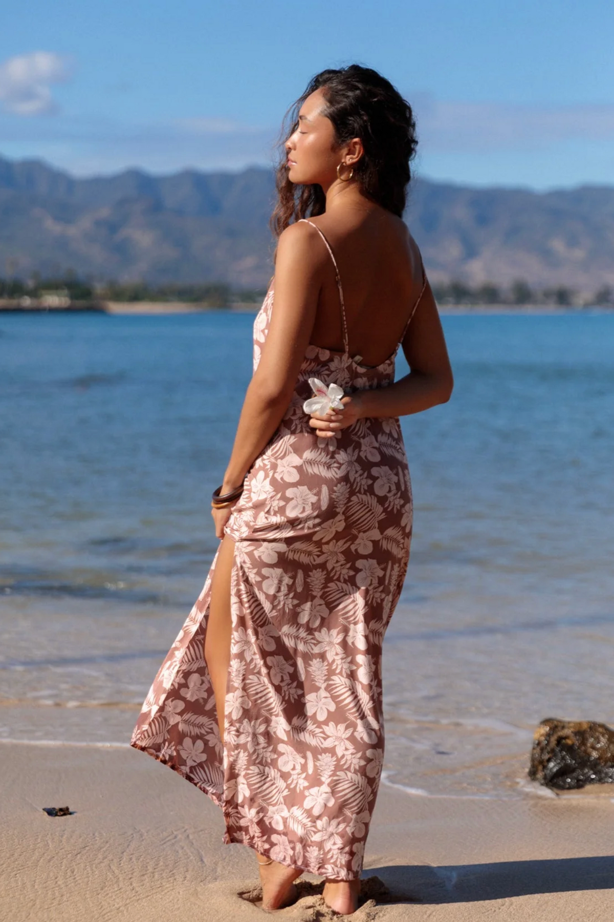 MAI Aria Dress in Clay Petal Oasis