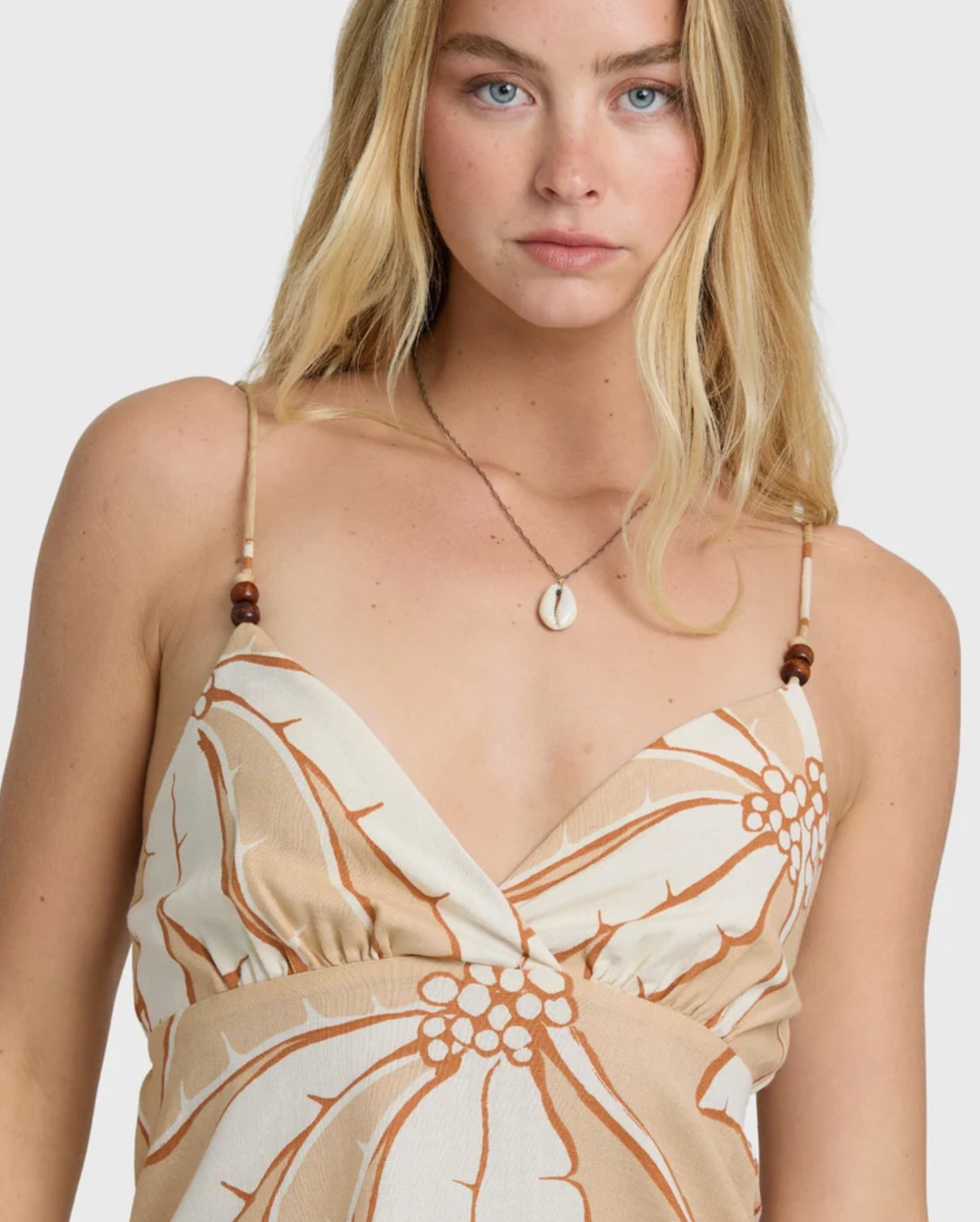 Billabong Tropic Breeze Maxi Dress in Stone