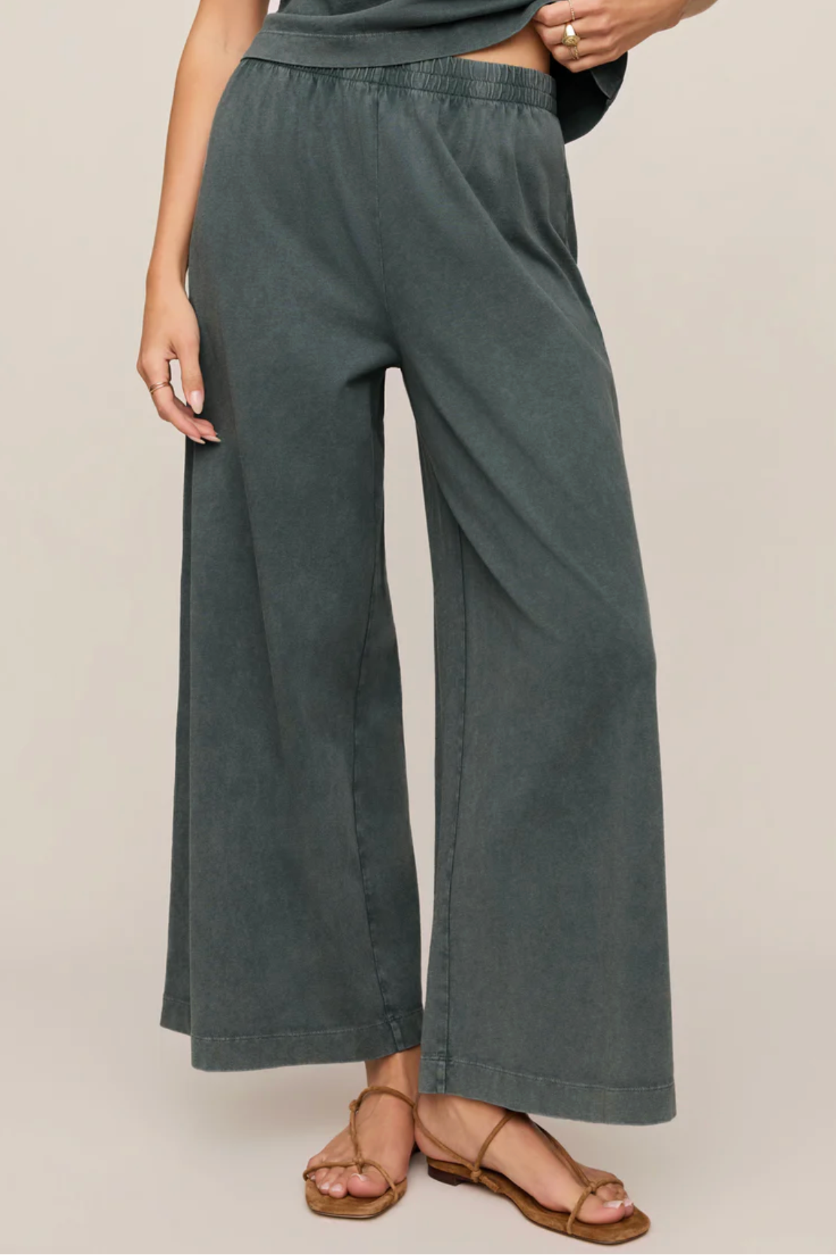 Z Supply Scout Jersey Crop Flare Pant