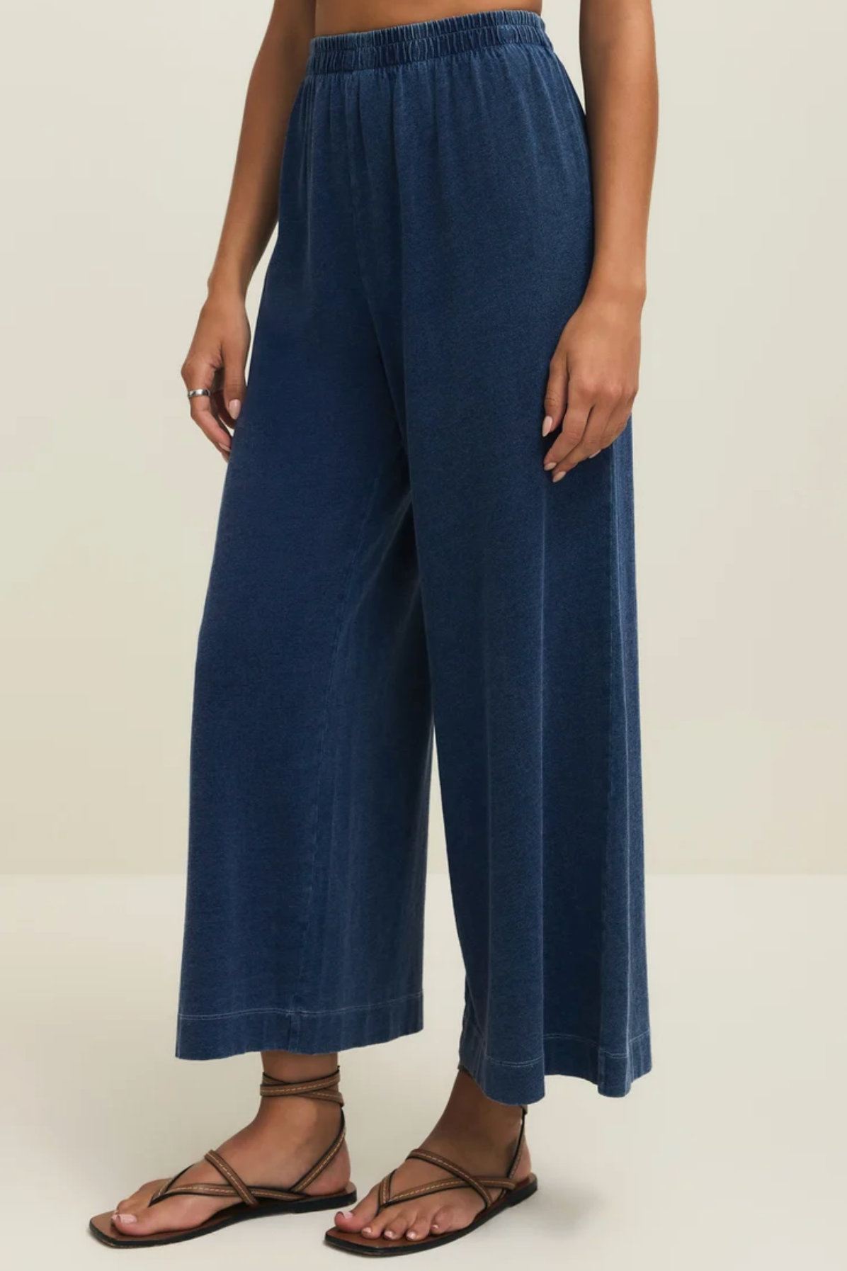 Z Supply Scout Jersey Denim Pant in Indigo