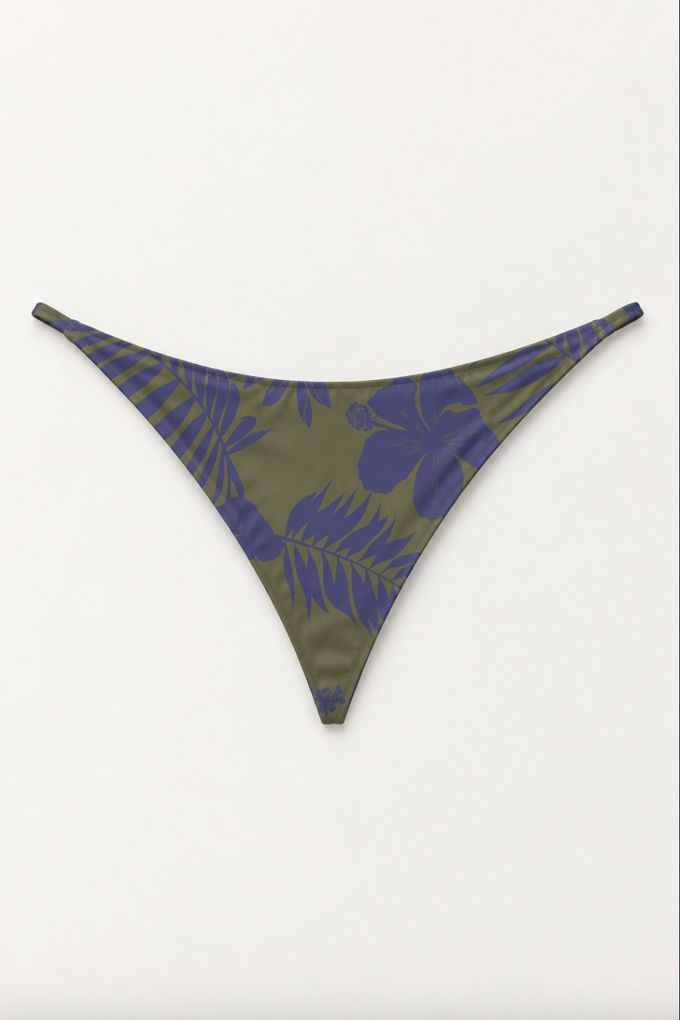 MAI Underwear String Bottom in Olive Oasis