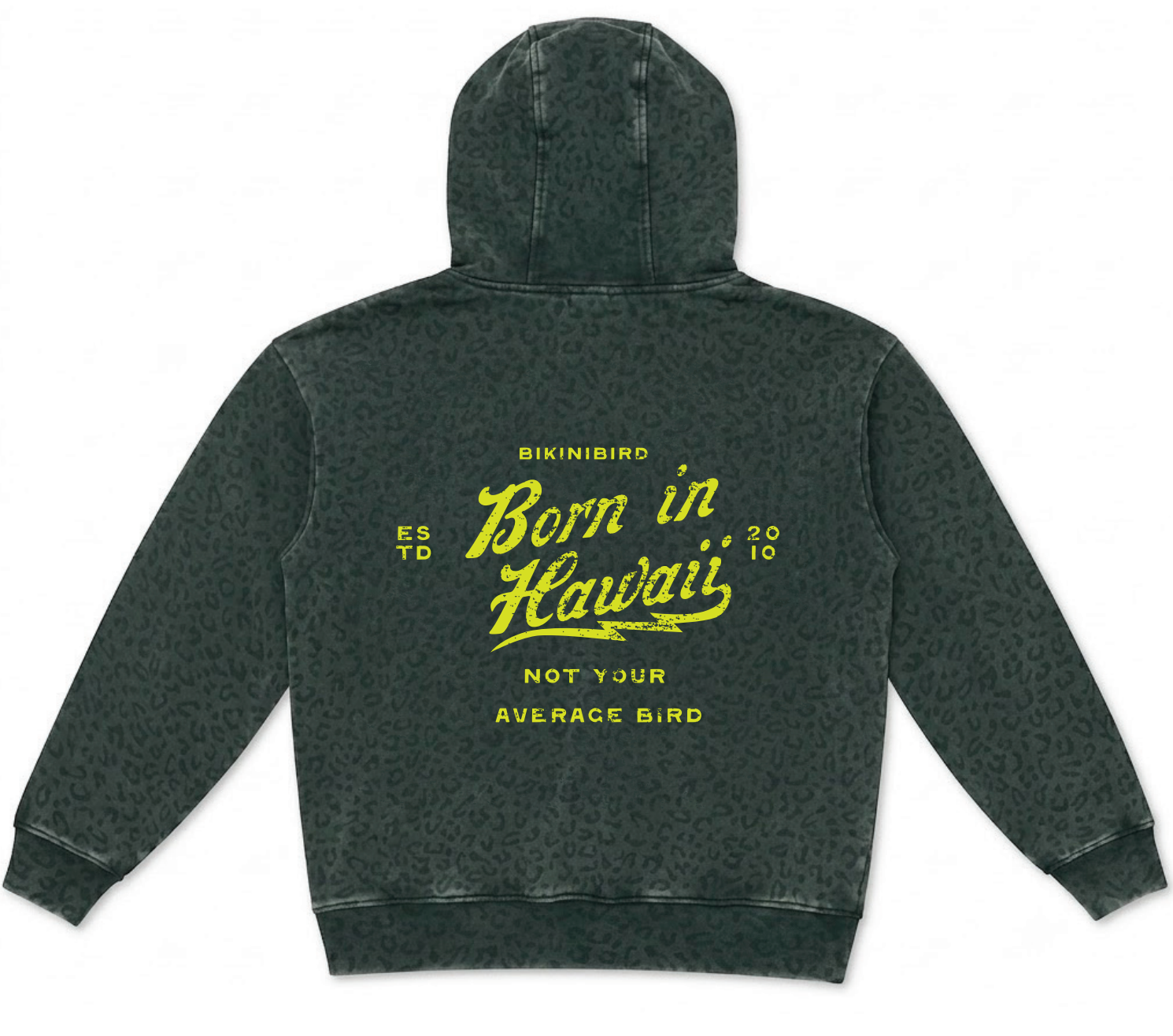 Bikinibird Special Hoodie in Vintage Black Leopard