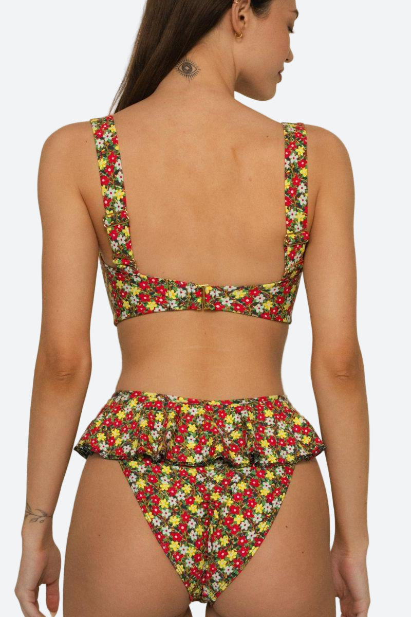 Montce Hayden Bikini Top in Sienna Floral
