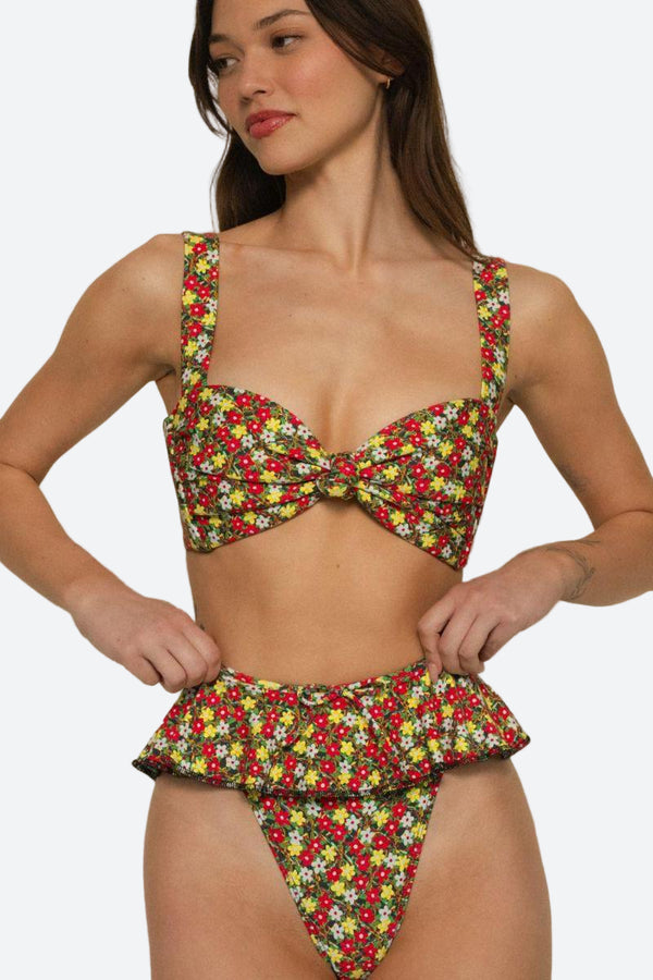 Montce Hayden Bikini Top in Sienna Floral