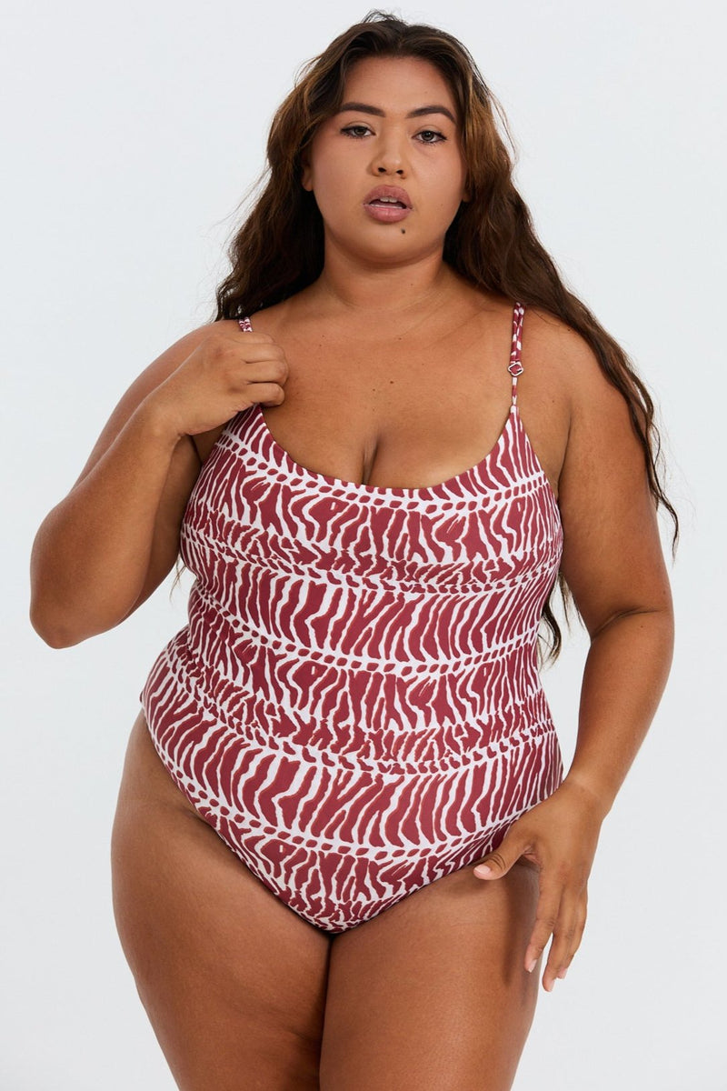 Benoa Swim Curve Makenna One Piece in Miter