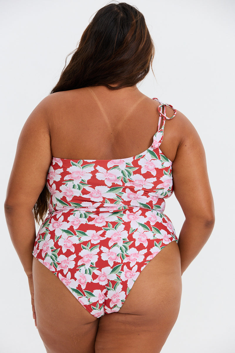 Benoa Swim Curve Makaio One Piece in Vintage Orchid