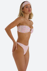 Kulani Kinis Strapless Bandeau Bikini Top in Dollhouse