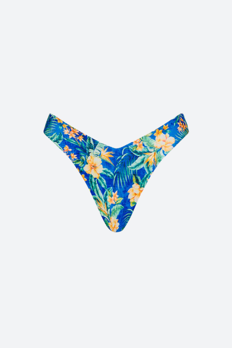 Kulani Kinis Y Cheeky Bikini Bottom in Tropez Tides