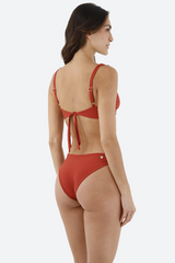 Malai The Knotty Top in Terra Red