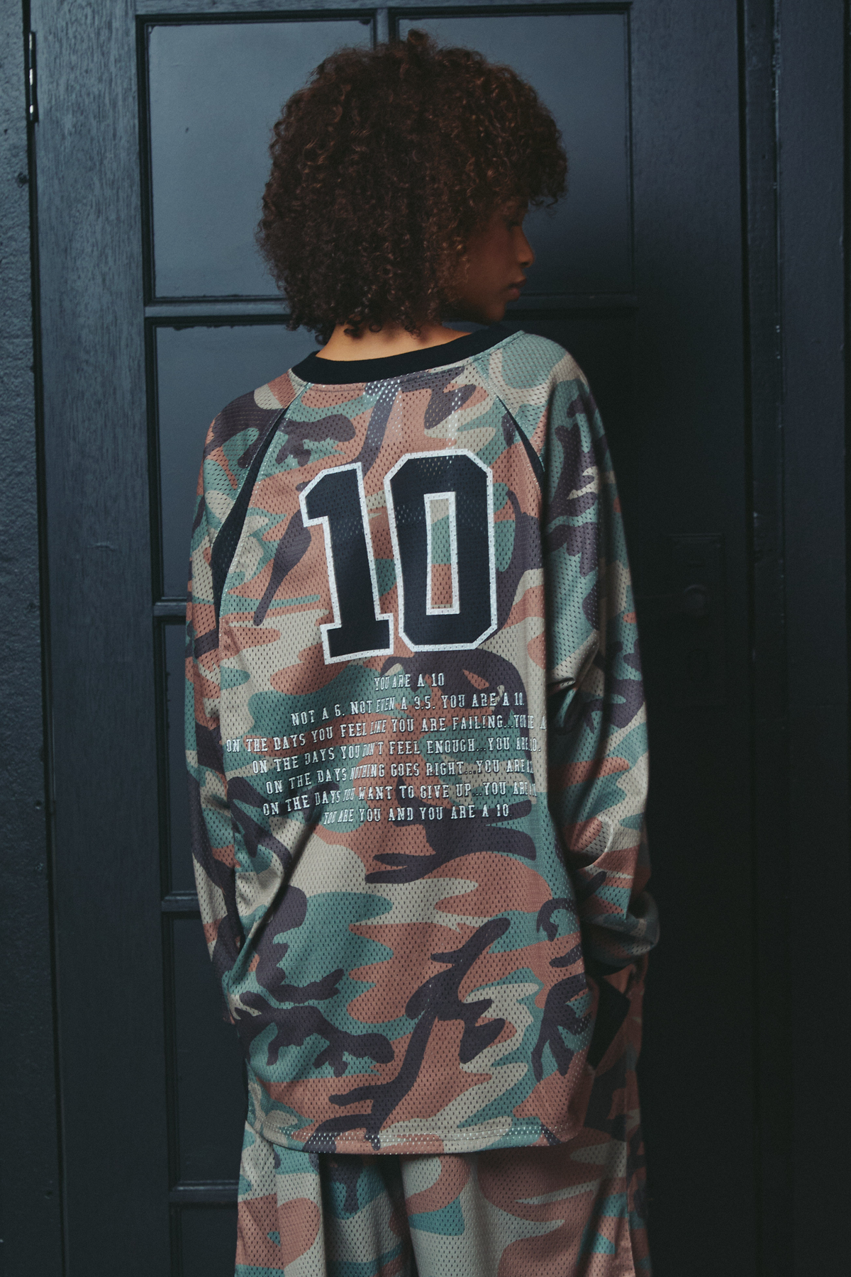 Sabbi The 10 Mesh Top in Camo