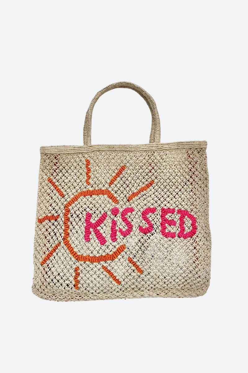 The Jacksons Sun Kissed Tote Bag in Natural, Pink & Tango