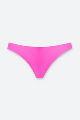 PQ Swim Basic Ruched Teeny Bottoms in Vivid Pink