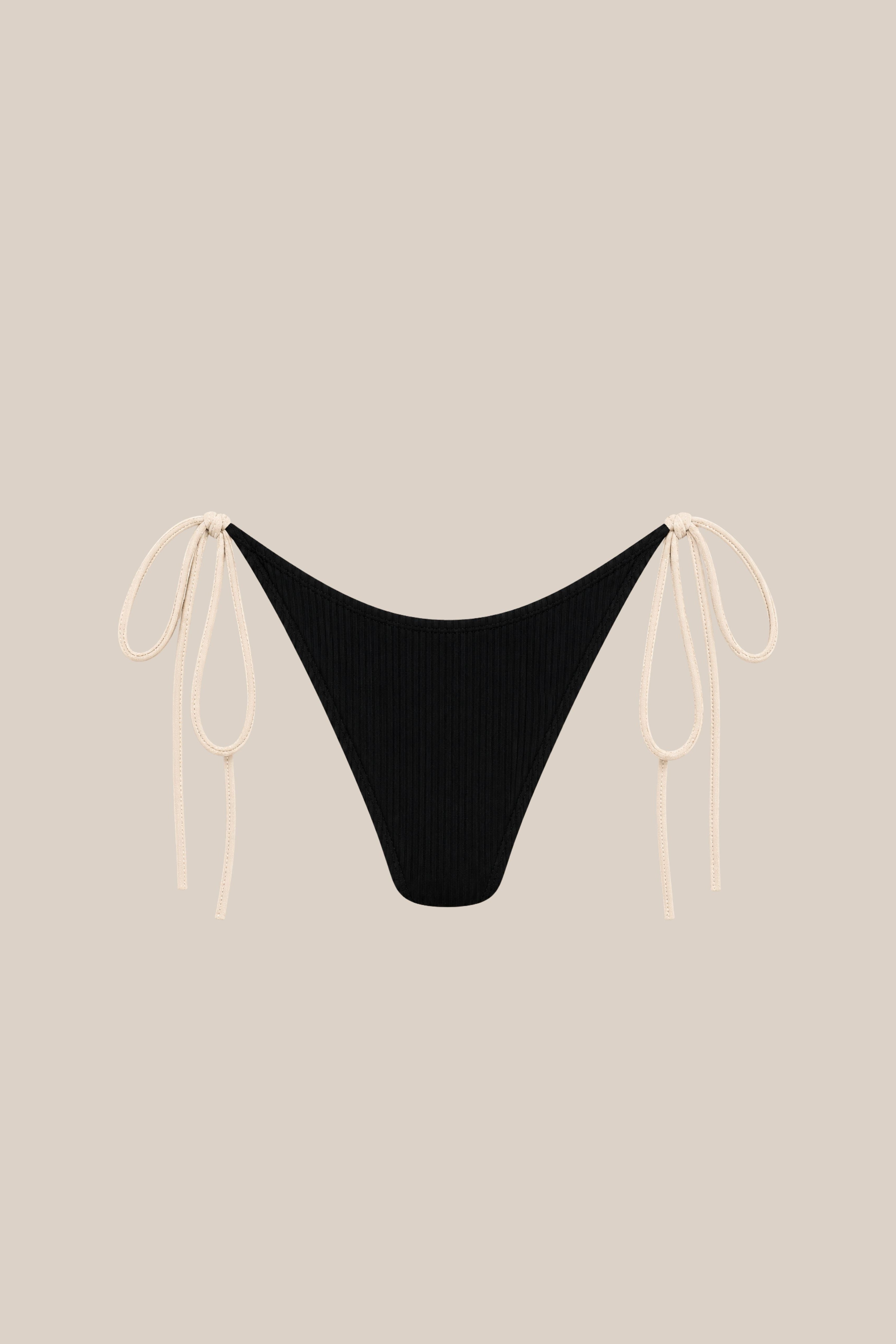 Laya Swim Victoria Bottom in Black/Cream